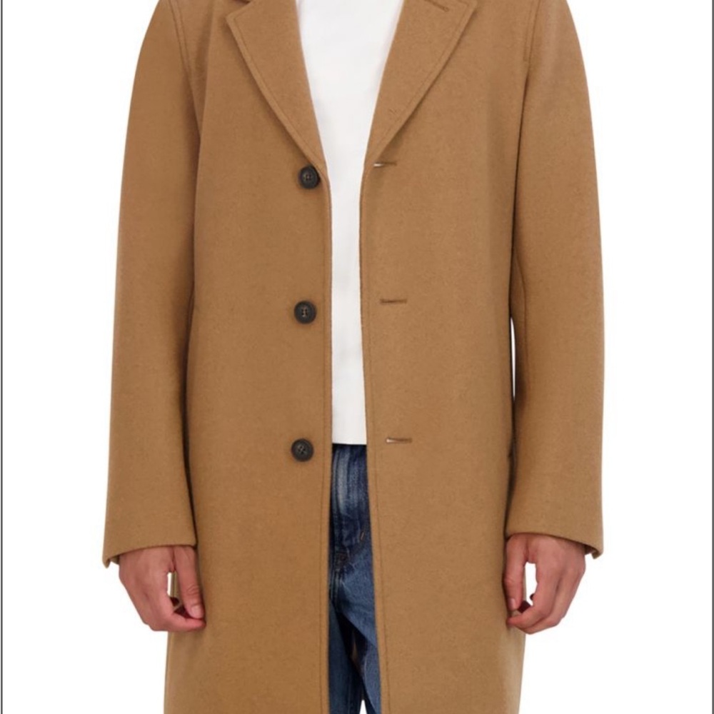 Cole Haan Men's Tan Overcoat